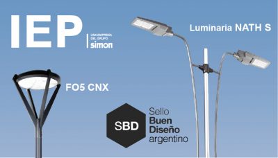 IEP de Iluminación reconocida con el Sello Buen Diseño argentino