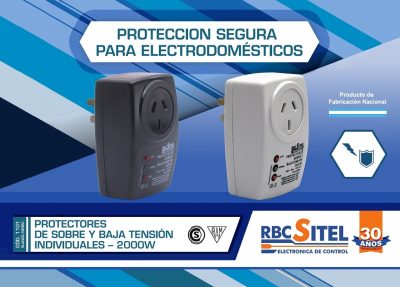 Protectores de tensión de RBC Sitel – Protección segura para artefactos de uso hogareños y equipos industriales
