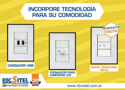 Incorpore tecnología para su comodidad con los módulos de RBC-Sitel