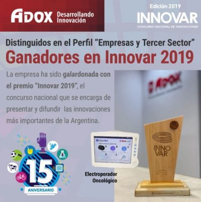 ADOX Ganador en INNOVAR 2019