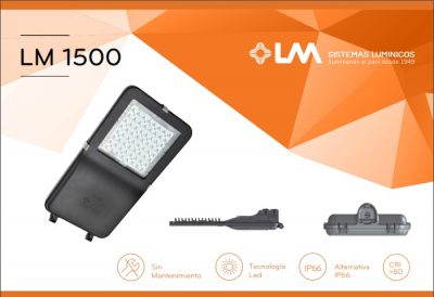 LM Sistemas Lumínicos presenta su nueva luminaria de alumbrado público, de industria nacional y con tecnología LED.