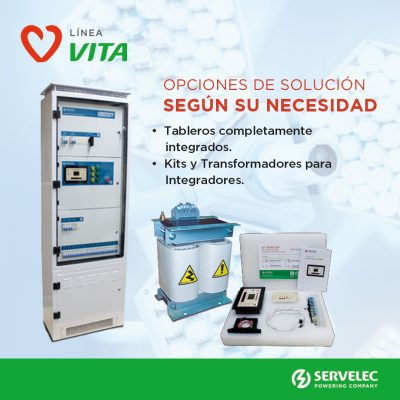 VITA, la marca de SERVELEC para dar cobertura a quirófanos y establecimientos hospitalarios